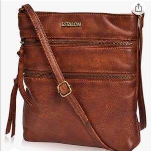 Estallon Genuine Leather Crossbody